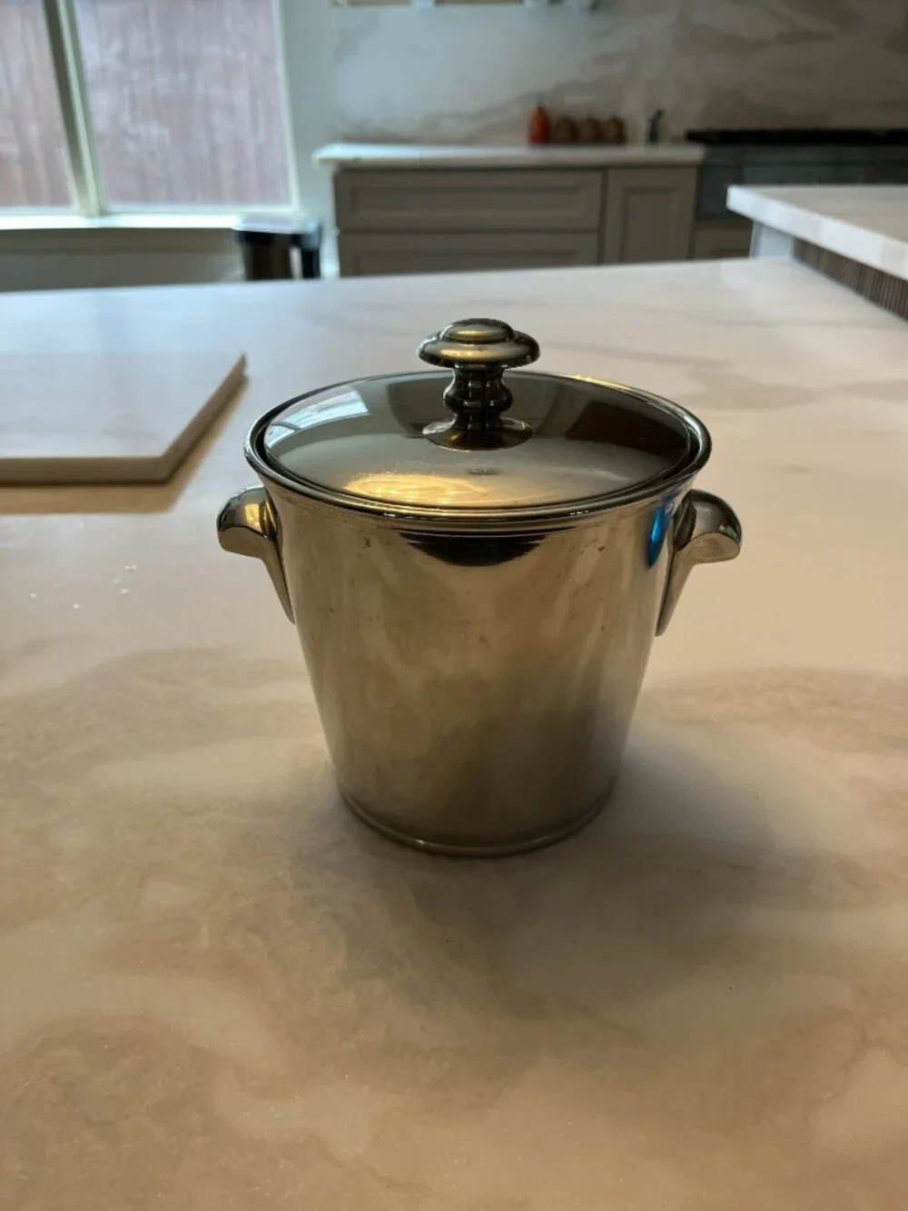 Pottery Barn Harrison Stainless Ice Bucket